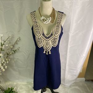 Lilly Pulitzer navy blue dress